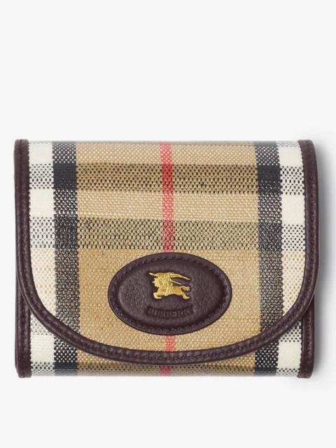 Burberry Burberry Check Highlands Compact Wallet