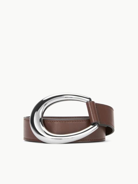 STAUD STAUD 30MM WRAP BELT MAHOGANY SILVER