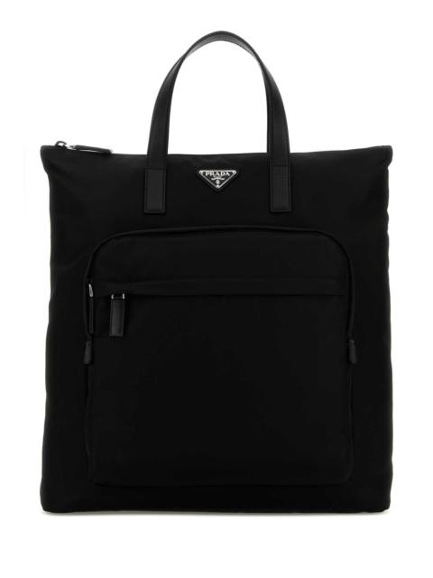 Prada Prada Men Black Re-Nylon Shopping Bag