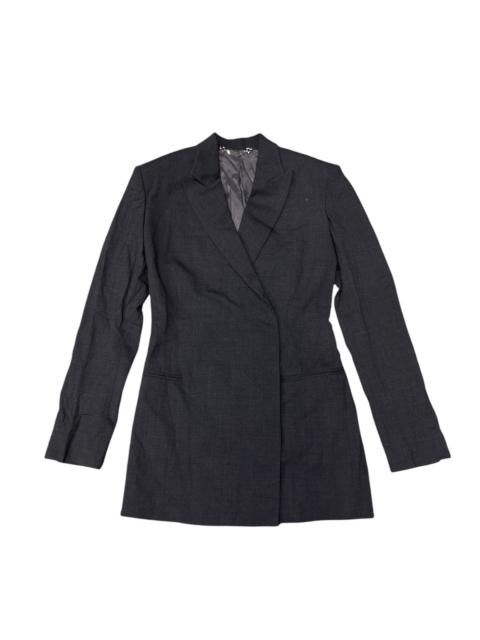 GUCCI GUCCI DOUBLE BREASTED GABARDINE LANA WOOL BLAZER JACKET