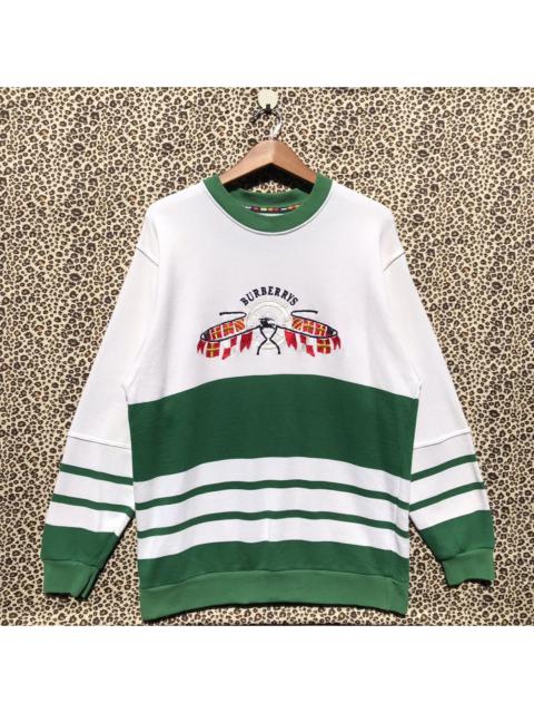 Other Designers Vintage 90s Burberrys Sweatshirt Embroidery Logo Burberrys