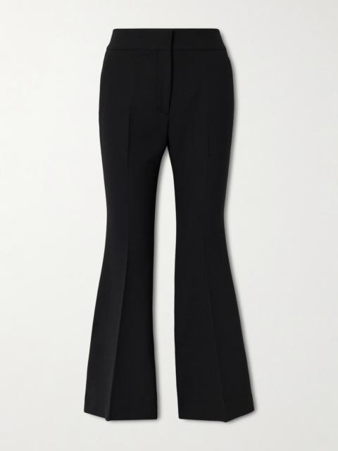 GABRIELA HEARST Marsh Pleated Wool-crepe Flared Pants