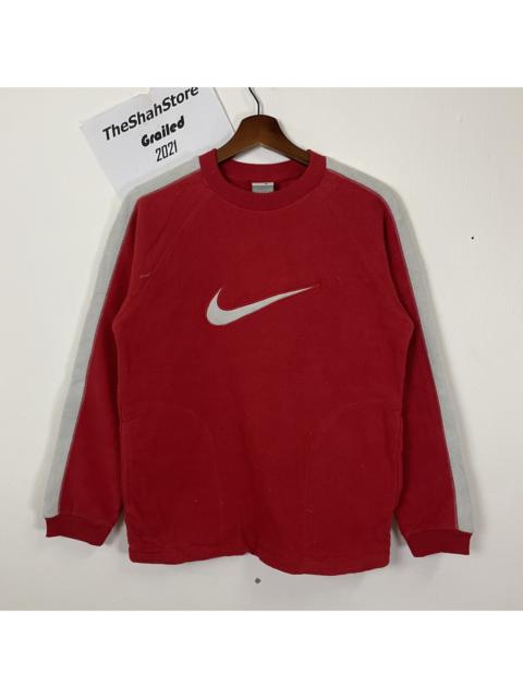 Nike Vintage Nike Embroidery Swoosh Fleece Sweatshirt