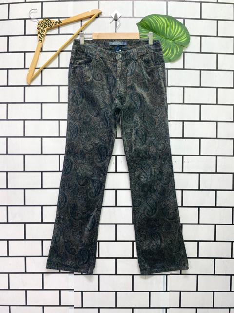 Other Designers GAP Floral Motif Like Pretty Green Design Bootcut Pant