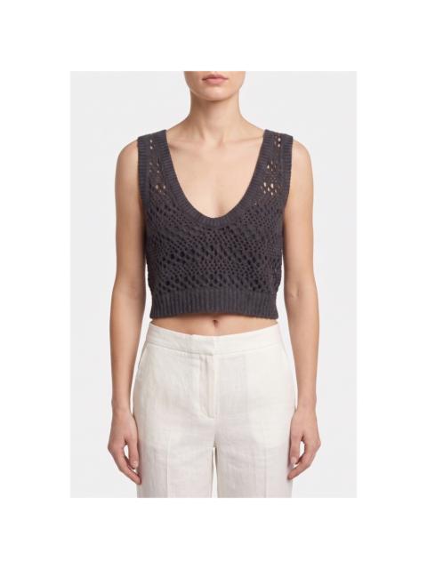 Brunello Cucinelli Brunello Cucinelli Women'S Sleeveless Tank Top Style Knit Shirt