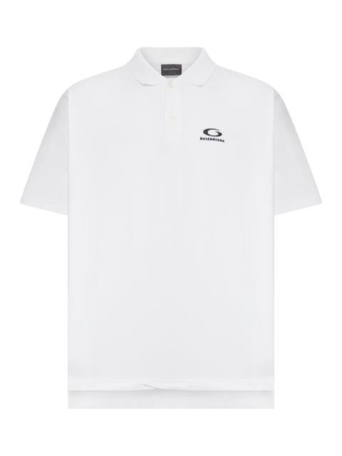 BALENCIAGA Balenciaga Men Cotton Pique Polo Shirt With Sport Icon Logo