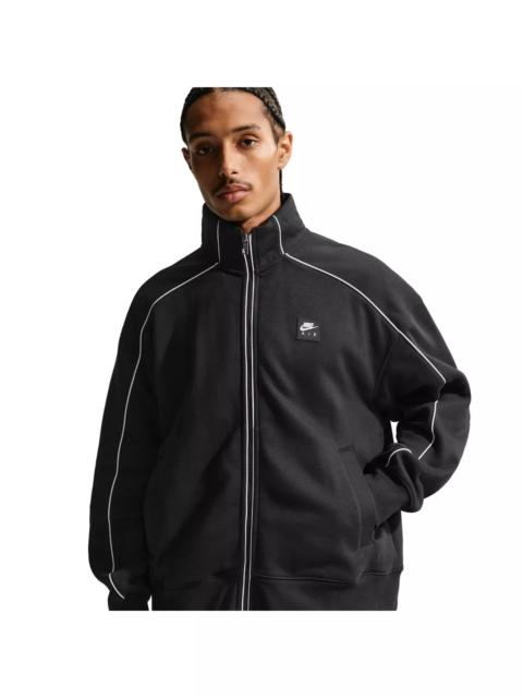 Nike Air Men's Fleece Track Jacket -Black/White