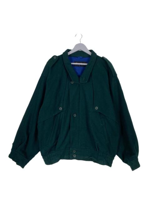Other Designers Addict Clothes Japan - Vintage 90s Pierre Bonee Green Bomber Wool Jacket