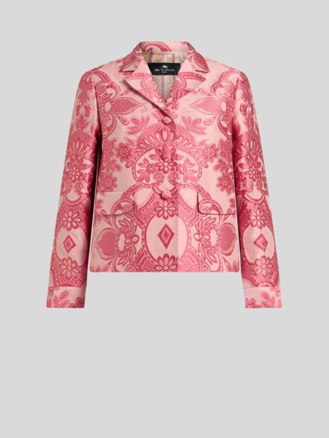 Etro SINGLE-BREASTED BOXY JACKET