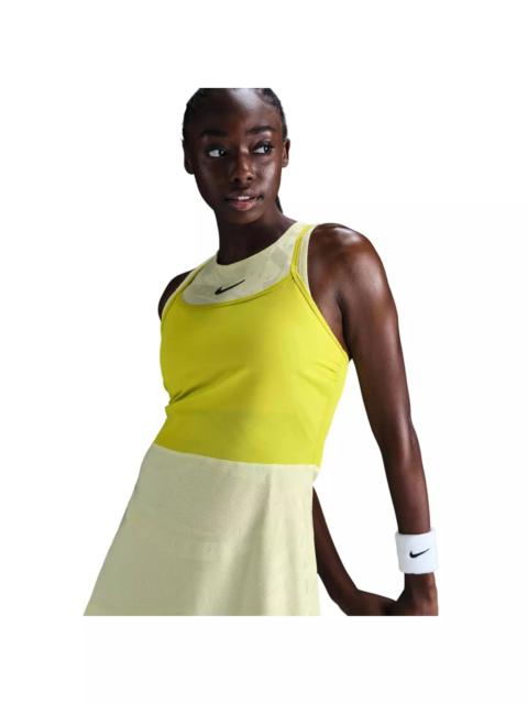 Nike Women's Court Slam Dri-FIT Tennis Dress -Volt Green