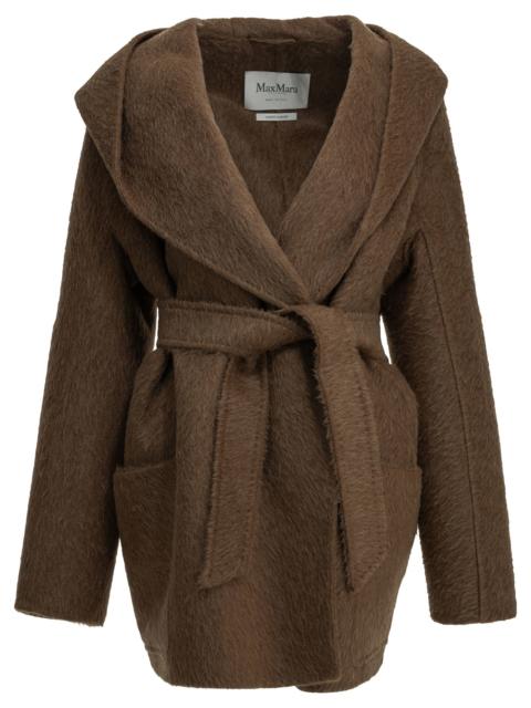 Max Mara Max Mara Short Camel-colored Coat Brown