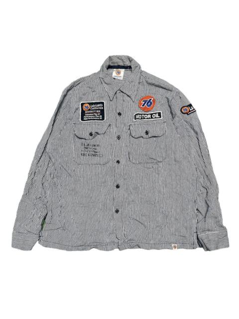 Other Designers Vintage Racing Jacket / Hickory Stripe 76 Lubricants