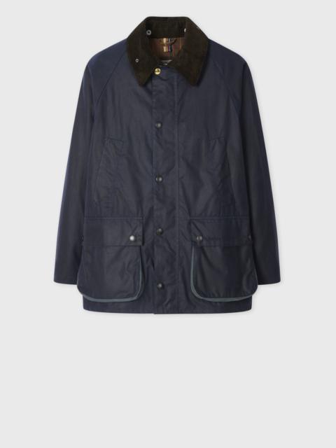 Paul Smith Paul Smith loves Barbour - Night Sky Oversized Bedale Wax Jacket