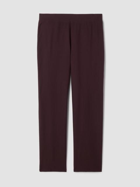 EILEEN FISHER Washable Stretch Crepe Straight Pant