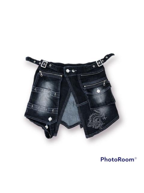 Other Designers Japanese Brand - Ozz On Hikozoh Japan Dragon Punker Mini Skirts