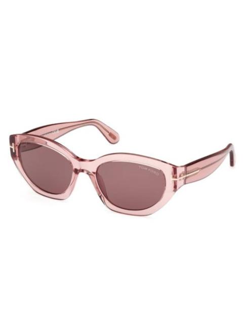 TOM FORD Tom Ford Penny Light Pink Cat Eye Ladies Sunglasses FT1086 72E 55