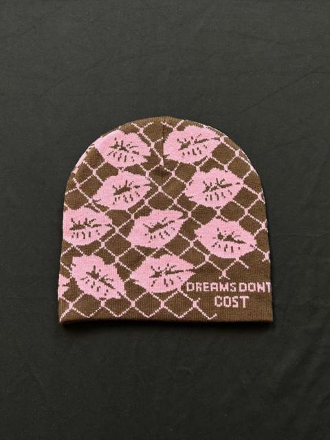 Other Designers Japanese Brand - Rare Dream Don’t Cost Graphic No Cuff Brown Beanie Hat OS