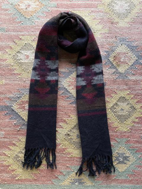 Other Designers Vintage - Vintage Navajo Beautiful Aztec Wool Scarves