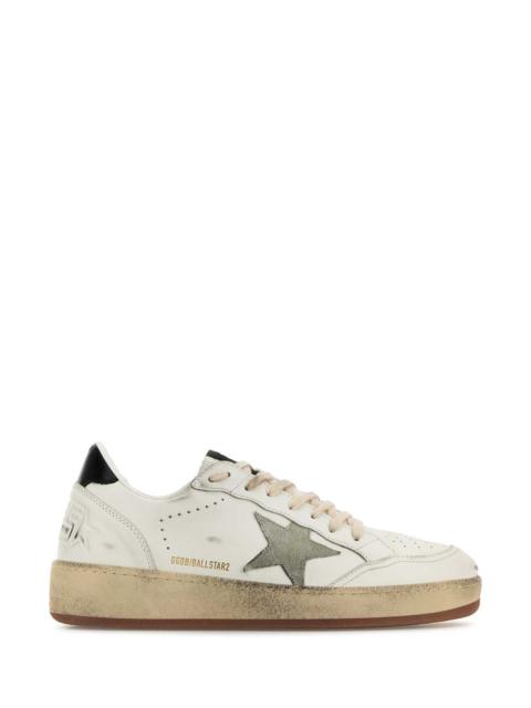 Golden Goose Golden Goose Deluxe Brand Men White Leather Ball Star 2 Sneakers