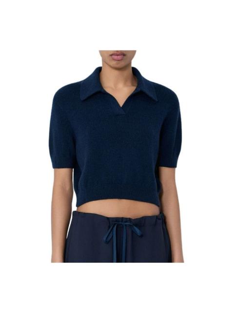 KHAITE KHAITE Leni Blue Top New/Authentic (Women's size:4;)