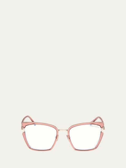 TOM FORD Acetate Butterfly Optical Glasses