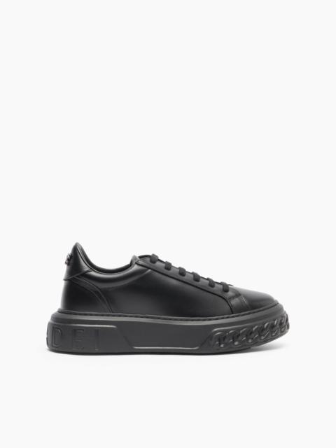 CASADEI Off Road Leather Sneakers