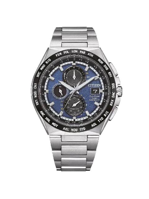 Citizen - Citizen Radio-Controlled Chronograph Blue Dial Men's Watch AT8238-84L