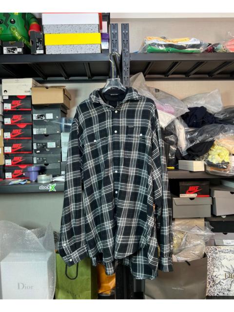 BALENCIAGA Balenciaga Double Layered Flannel XL