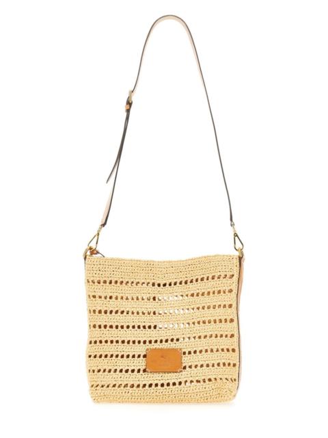 Etro Etro Men Perforated Raffia Shoulder Bag