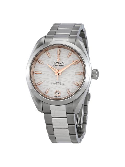 Pre-owned Omega Seamaster Aqua Terra Co-Axial Master Chronometer Automatic Ladies Watch 220.10.34.20