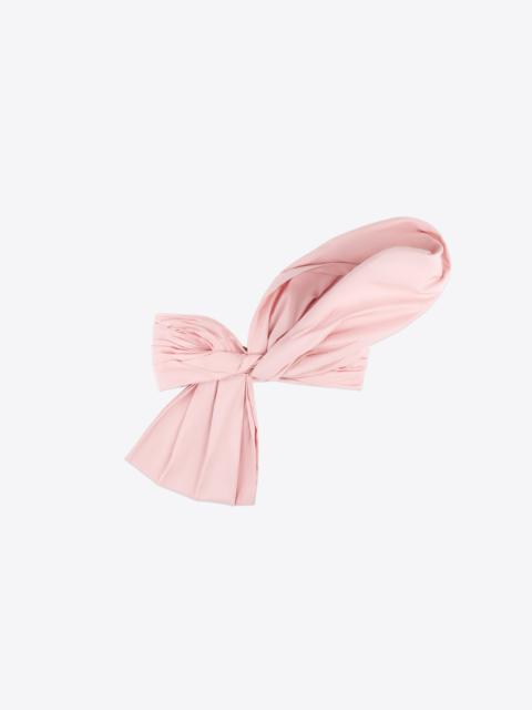 AREA TAFFETA KNOT BANDEAU TOP
