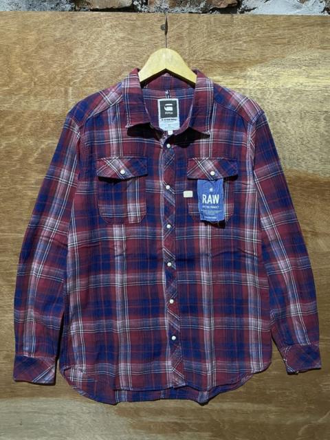 Other Designers 💸BINDING OFFER💸 G-STAR RAW STONE BUTTON FLANNELSHIRT
