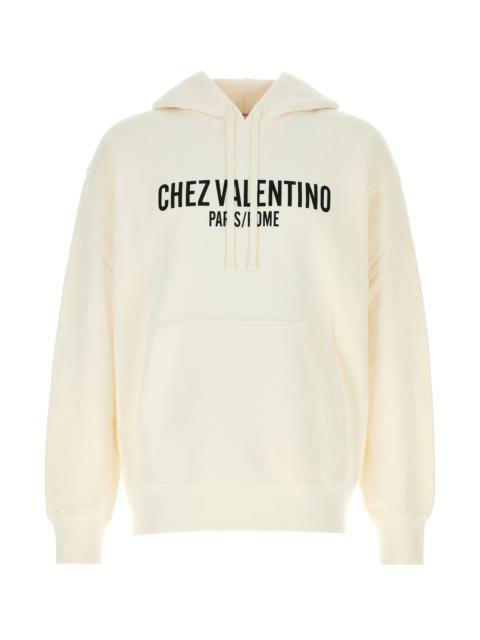 Valentino Ivory cotton sweatshirt