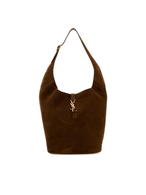 SAINT LAURENT Saint Laurent Brown Suede Le 5 Ã  7 Shoulder Bag
