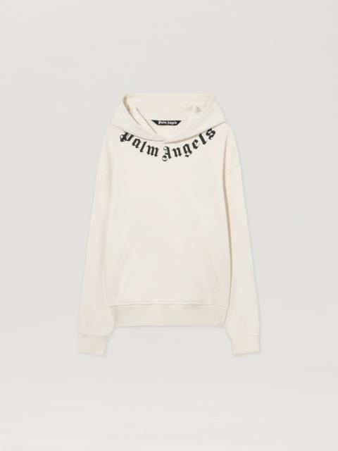 Palm Angels Neck Logo Hoodie