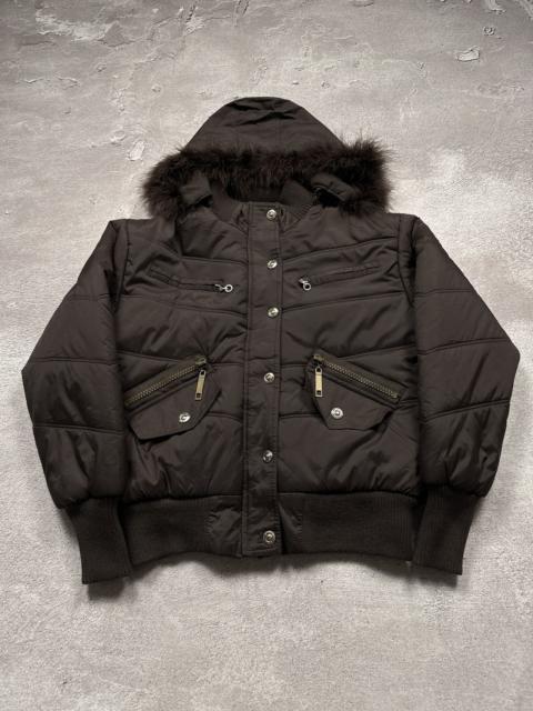 Other Designers Le Grande Bleu (L.G.B.) - Y2K Shannier LGB Ifsixwasnine Style Fur Puffer Jacket