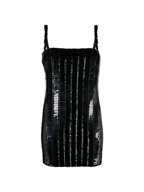 THE ATTICO Rue embellished mini dress