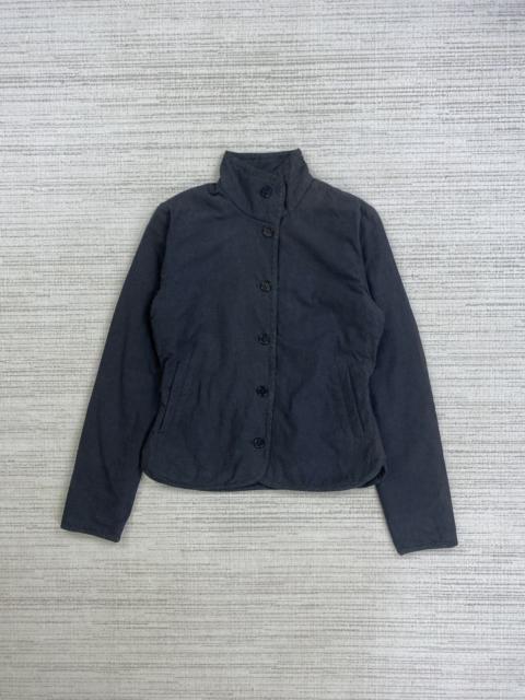 Other Designers Designer × James Perse × Vintage - Vintage James Perse Black Funnel Neck Buttoned Jacket
