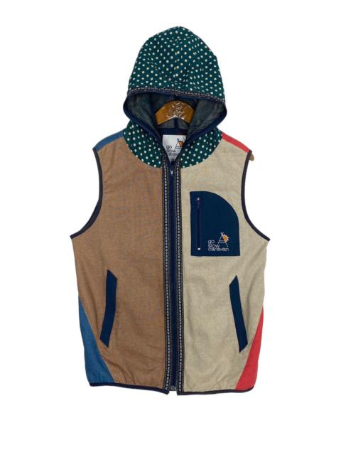 Other Designers Go Slow Caravan - Rare‼️ Go Slow Carawan Hoodie Multicolor Vest