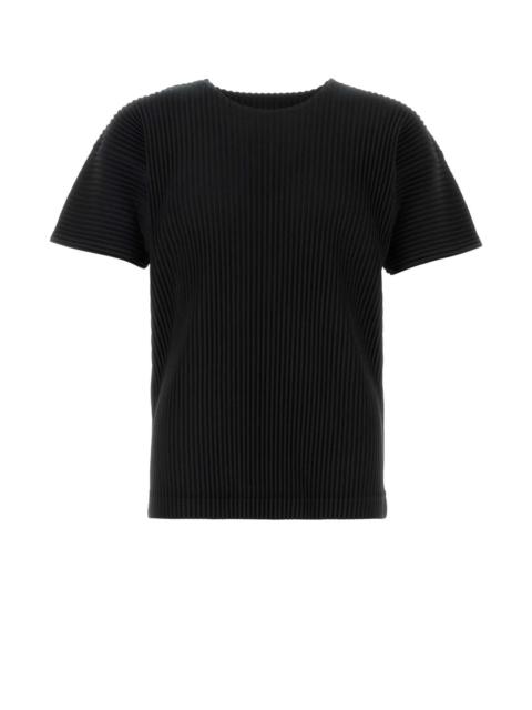 Homme Plisse' Issey Miyake Men Black Polyester T-Shirt