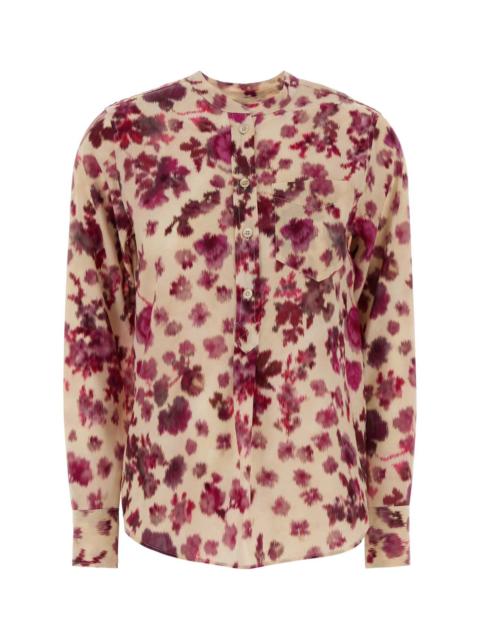 Isabel Marant Isabel Marant Women Printed Stretch Silk Rusak Shirt