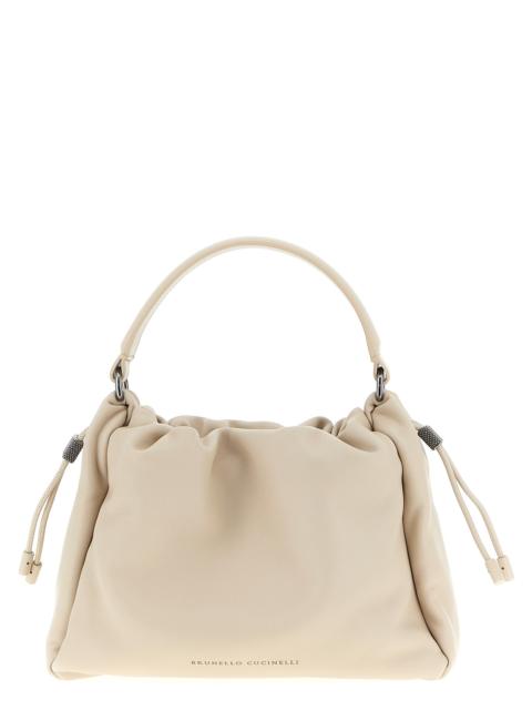 Brunello Cucinelli Bucket Mellow Hand Bags Beige