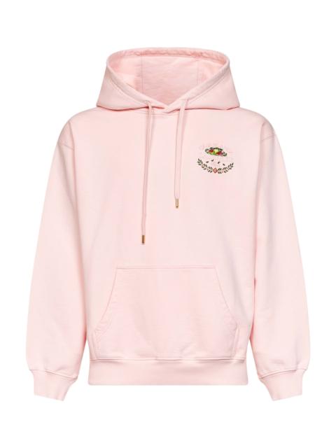 CASABLANCA Casablanca Men Pink Cotton Laduree X Casablanca Embroidered Hoodie