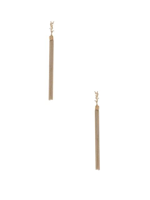 SAINT LAURENT Simple Chain Earrings