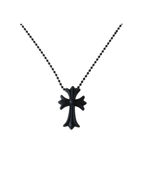 Chrome Hearts Chrome Hearts Silicone Cross Necklace Black
