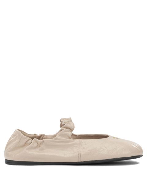 Miu Miu Miu Miu Ruches Classic Ballet Flats Pink