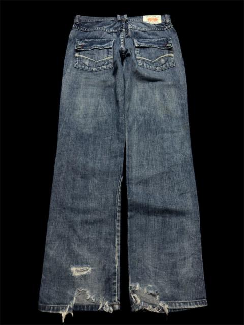 If Six Was Nine - 💥Rare💥90s Style Hefoe Patch Japan Washed Blue Distress Jean