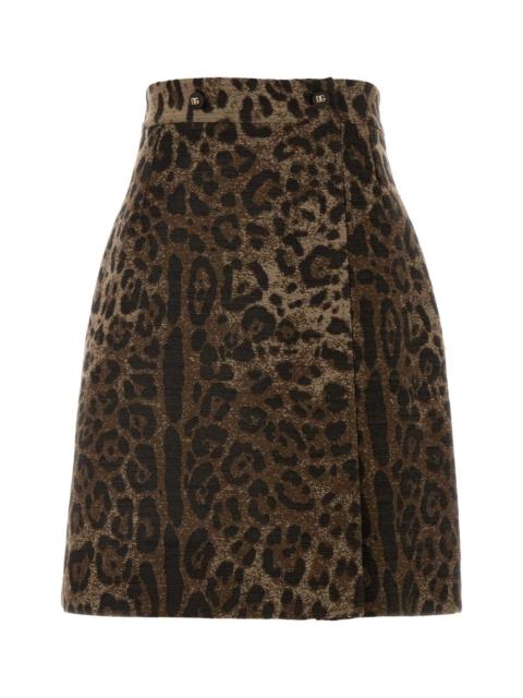 Dolce & Gabbana Dolce & Gabbana Women Embroidered Wool Skirt