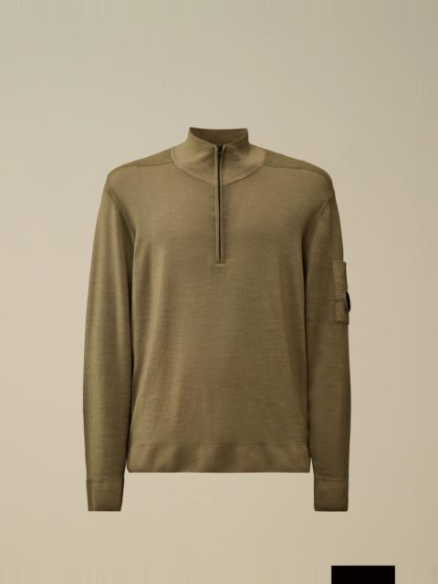 C.P. Company Merino Wool Half Zip Sweater