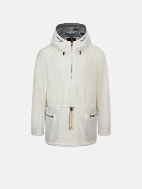 GLOVERALL Men's Faraday Cagoule Jacket White